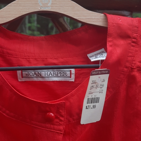 🌟3/50 🆕️ Joan Harper Vintage 90s Blouse - Picture 7 of 15